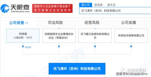 科大訊飛布局環(huán)保領(lǐng)域 發(fā)起成立蘇州清環(huán)科技公司